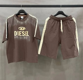 ست تیشرت باکسی و شلوارک اسپرت DIESEL